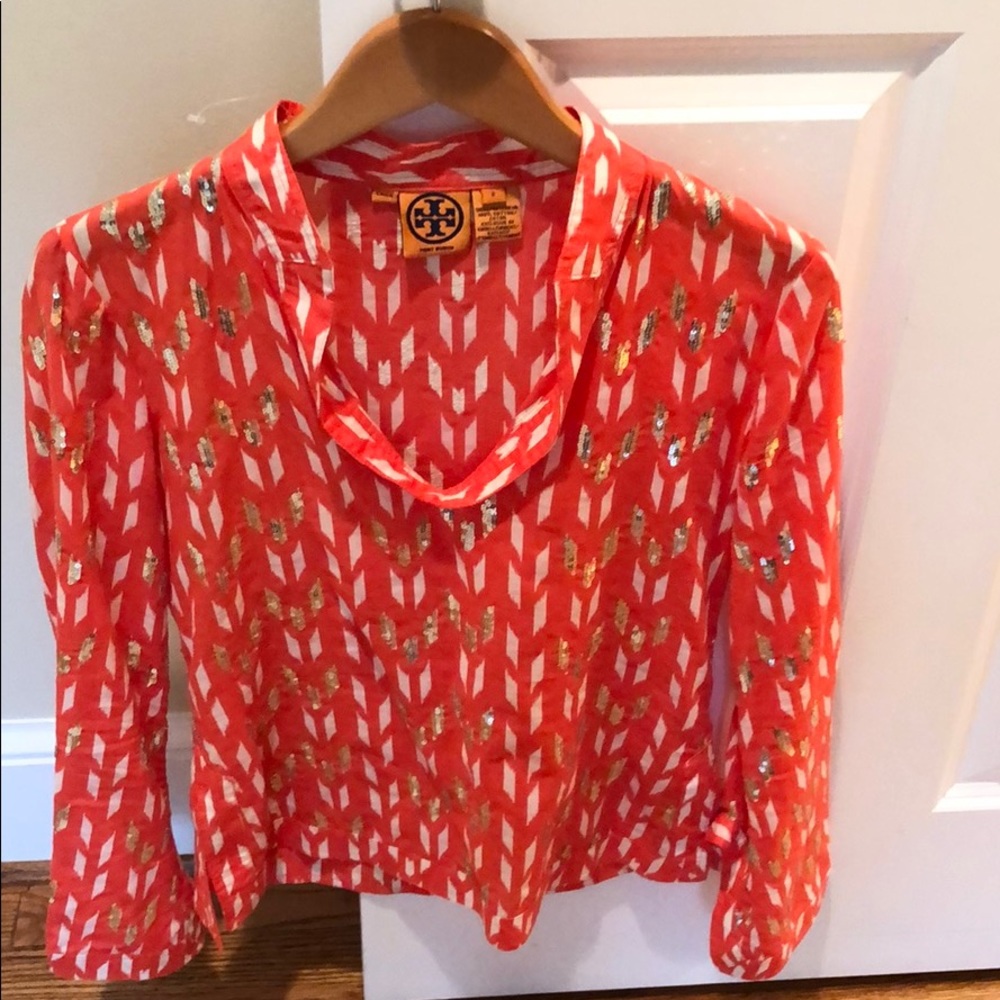 Tory Burch Cotton Tunic Top